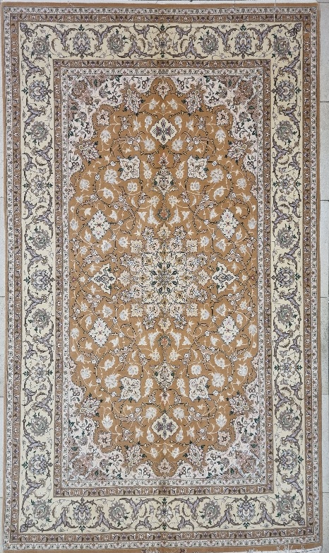 فرش دستباف  اصفهان  ۴متری ابی 